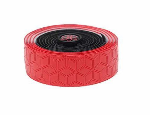Handlebar Tape, PU, Black+Red